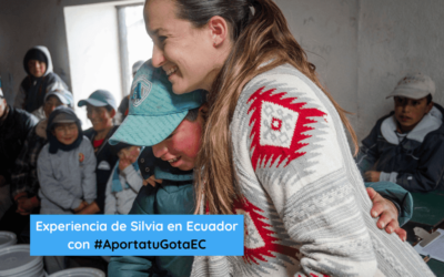 La experiencia de Silvia entregando filtros purificadores de agua en Ecuador